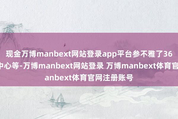 现金万博manbext网站登录app平台参不雅了360集团展示中心等-万博manbext网站登录 万博manbext体育官网注册账号