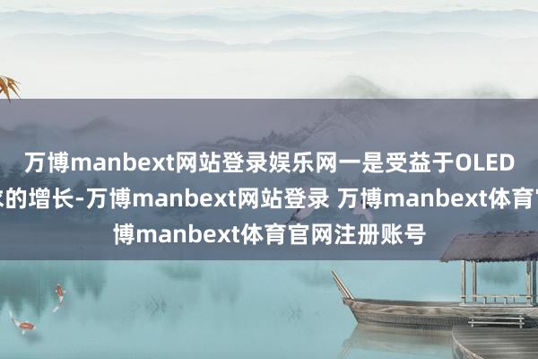 万博manbext网站登录娱乐网一是受益于OLED下流商场需求的增长-万博manbext网站登录 万博manbext体育官网注册账号