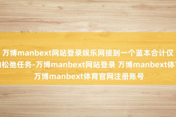 万博manbext网站登录娱乐网接到一个蓝本合计仅仅保护大密斯的松弛任务-万博manbext网站登录 万博manbext体育官网注册账号